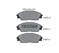 FRONT AXLE 2132201 BRAKE PAD SET, DISC BRAKE TEXTAR