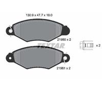 FRONT AXLE 2198004 BRAKE PAD SET, DISC BRAKE TEXTAR