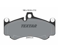 FRONT AXLE 2341401 BRAKE PAD SET, DISC BRAKE TEXTAR