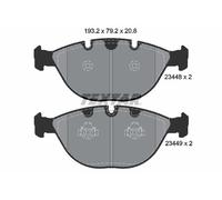 FRONT AXLE 2344801 BRAKE PAD SET, DISC BRAKE FITS BMW X5 4.4 I