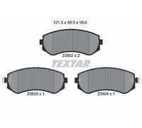 FRONT AXLE 2350201 BRAKE PAD SET, DISC BRAKE FITS FOR NISSAN ALMERA HATCHBACK