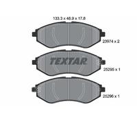 FRONT AXLE 2397406 BRAKE PAD SET, DISC BRAKE FITS CHEVROLET AVEO / KALOS SALOON