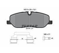 FRONT AXLE 2419101 BRAKE PAD SET, DISC BRAKE TEXTAR