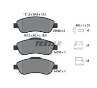 FRONT AXLE 2463801 BRAKE PAD SET, DISC BRAKE FITS HONDA CR-V III 2.0 I-VTEC