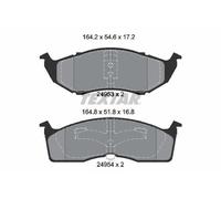FRONT AXLE 2495301 BRAKE PAD SET, DISC BRAKE FITS CHRYSLER NEON 2.0 16V