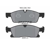 FRONT AXLE 2519201 BRAKE PAD SET, DISC BRAKE TEXTAR