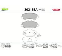 VALEO 302155A Brake pad set