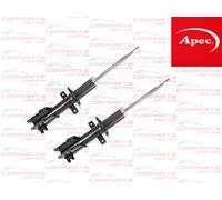 FRONT AXLE APEC PAIR SHOCK ABSORBERS FOR NISSAN NAVARA FIAT TALENTO 2016-