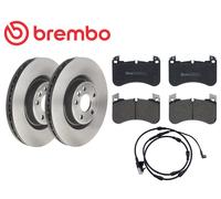 Front Brake Pad Set Fits Land Rover Defender Discovery Range Rover BREMBO