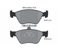 FRONT AXLE BRAKE PAD SET, DISC BRAKE 2141101
