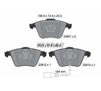 FRONT AXLE BRAKE PAD SET, DISC BRAKE 2380101