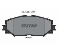 FRONT AXLE BRAKE PAD SET, DISC BRAKE 2433601