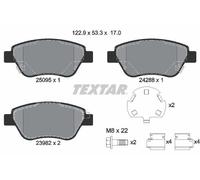 FRONT AXLE BRAKE PAD SET, DISC BRAKE 2509501