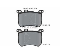 FRONT AXLE BRAKE PAD SET, DISC BRAKE 2518301