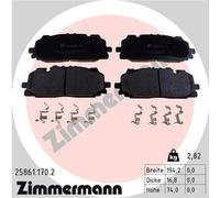 ZIMMERMANN 25861.170.2 Brake pad set