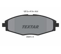 FRONT AXLE FITS CHEVROLET MATIZ 0.8 BRAKE PAD SET, DISC BRAKE 2324102 TEXTAR