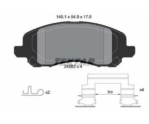 FRONT AXLE FITS CHRYSLER SEBRING 2.0 BRAKE PAD SET, DISC BRAKE 2458301 TEXTAR