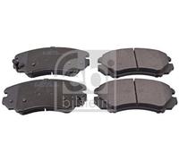 FRONT AXLE FITS HYUNDAI COUPE II BRAKE PAD SET, DISC BRAKE 16489 FEBI BILSTEIN