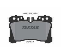 FRONT AXLE FITS LEXUS LS 460 BRAKE PAD SET, DISC BRAKE 2424501 TEXTAR