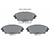 FRONT AXLE FITS MAZDA 3 SALOON 1.5 BRAKE PAD SET, DISC BRAKE 2587501 TEXTAR