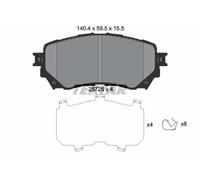 FRONT AXLE FITS MAZDA 6 ESTATE 2.0 BRAKE PAD SET, DISC BRAKE 2572501 TEXTAR