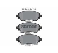FRONT AXLE FITS TOYOTA COROLLA LIFTBACK BRAKE PAD SET, DISC BRAKE 2308801 TEXTAR
