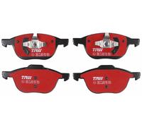 FRONT AXLE GDB1583DTE BRAKE PAD SET, DISC BRAKE TRW