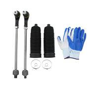Front Axle Left and Right Rack Track Tie Rod Ends with Boots for Land Rover | for Discovery 3 4 2004-2018