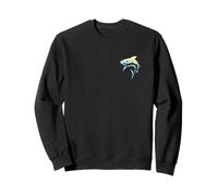 Front Back Cool Shark Lover Marine Biology Nautical Shark Sweatshirt