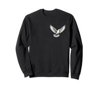 Front & Back Holy Spirit Dove Christian Faith Galatians 5:16 Sweatshirt