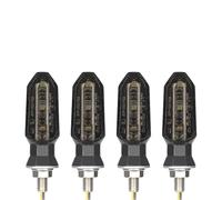 Front Back Indicators For Hornet 600 For CB 600F 599 900 | For CBF 600 900 12V 8mm Motorcycle Turn Signal Light Flasher Lamp Indicators(SMOKE,4 Pcs)