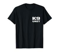 FRONT & BACK K9 Unit Uniform K-9 Team Officer Police Handler T-Shirt