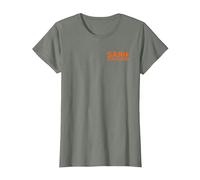 Front & Back Search and Rescue SAR EMS T-Shirt, Women, Olive Heather, Large