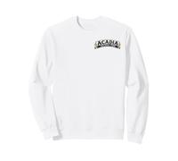 (Front & Back) Top Destinations of Acadia National Park Maine Sweatshirt