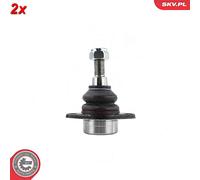 Front Ball Joint 2x SKV Fits LAND ROVER Range III 02-12 RBK500150