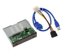 Front Bay Format 3.5" 4 Ports USB 3.1 10G - 2 Type A And 2 Type C - VIA Chipset