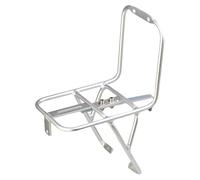 Front Bicycle Carrier - Metal Frame Luggage Holder for Adventure, Strong Load Support with Flexible Structure, Portable Mount, Riding Accessory for Daily Use, Errands, Trips, Trekking