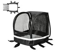Front Bike Basket - bike handlebar carriers with window | Shock-Absorbing Breathable Pet Carrier Backpack For Daily Commuting Urban Road Trip Outdoor Camping Hiking Leisure