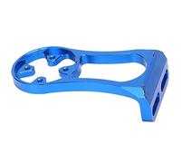 Front Bike Computer Combo Mount Sturdy Aluminum Strong Material for Outdoor Riding 2 X Bracket for GPS, Suitable Stem Center Distance, Black (Blue)