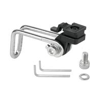 Front Bike Light Holder - Fork Mounted Holder, Headlight Stand, Adjustable Aluminum Bracket | Secure Universal Lamp Mount, Stylish Bicycle Accessories for Use on Bike