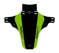 Front Bike Mudguard Mucky Nutz Front Face Fender V2 Black/Green