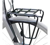 Front Bike Rack, Luggage Carrier, 10.24 Inches Aluminum Alloy Frame with Load & Lightweight Design, Cycling Mount Use for Fitness Backpacking Family Touring Outdoor Sports