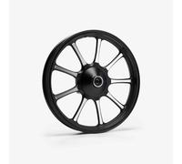 Front Black/Silver Wheel 18 x 2.15inch compatible with Lexmoto Detroit 125 Euro 5 SR125-E5