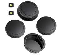 Front Body Cap and Rear Lens Cap Cover for Canon EOS 4000D 2000D 1300D 1200D 1100D 800D 760D 750D 600D 250D 200D, EOS 90D 80D 77D 70D,5D Mark IV/III/II, for More Nikon D7500 D7200 D7100 D7000