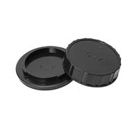 Front Body Cap & Rear Lens Replacement For Contax Yashica C/Y Mount DSLR SLR Camera & Replaces Hood Cover Hot Shoe Protector Bundle Front Set Screw Mount Webcam Shutter Protect Hood Case Sun