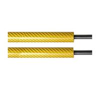 Front Bonnet Gas Struts For Demio DJ 2014 Present Front Bonnet Hood Modify Gas Carbon Fiber Spring Damper Lift Support(YELLOW CARBON FIBER)