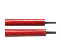 Front Bonnet Gas Struts For Nissan Skyline GT-R R33 Front Bonnet Hood Modify Gas Struts Carbon Fiber Spring Damper Lift Support Absorber(RED CARBON FIBER)