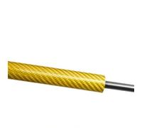 Front Bonnet Hood Damper Shock Gas Spring 1PC Lift Support Front Hood Bonnet Modify Gas Strut Spring Prop Rod Damper For Nissan For Sakura KE0 B6AW 2022 2023 2024(Yellow carbon fiber)