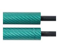 Front Bonnet Hood Damper Shock Gas Spring Modify Front Hood Bonnet Lift Support Shock Rod Damper Gas Spring Absorber For Mustang 6th S550 2015 2016 2017 2018 2019 2020 2021(Green carbon fiber)