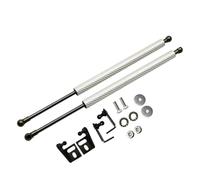 Front Bonnet Hood Gas Struts For For Kuga For Escape C394 2008-2012 Damper Absorber Front Bonnet Hood Modify Gas Struts Lift Support Shock(Silver carbon fiber)